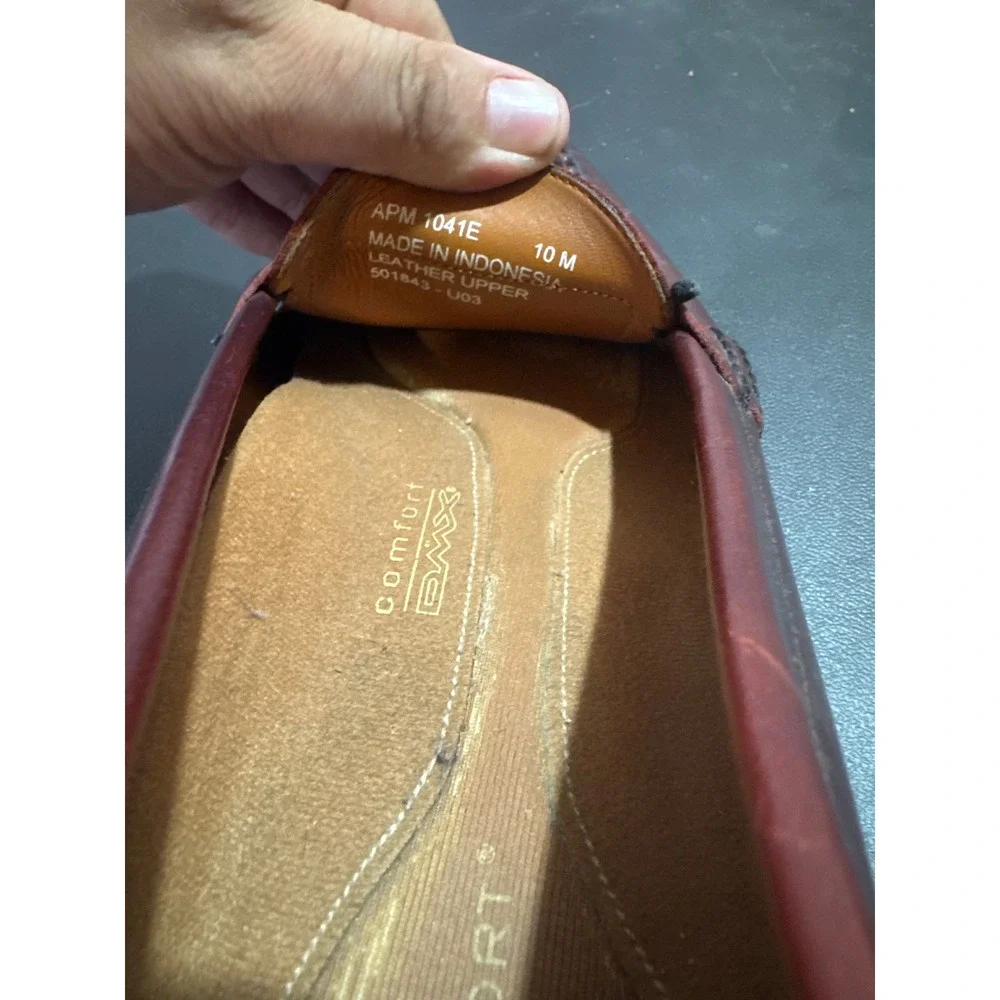 Rockport Mens DMX Comfort Penny Loafers Burgundy Leather APM1041E 10 M